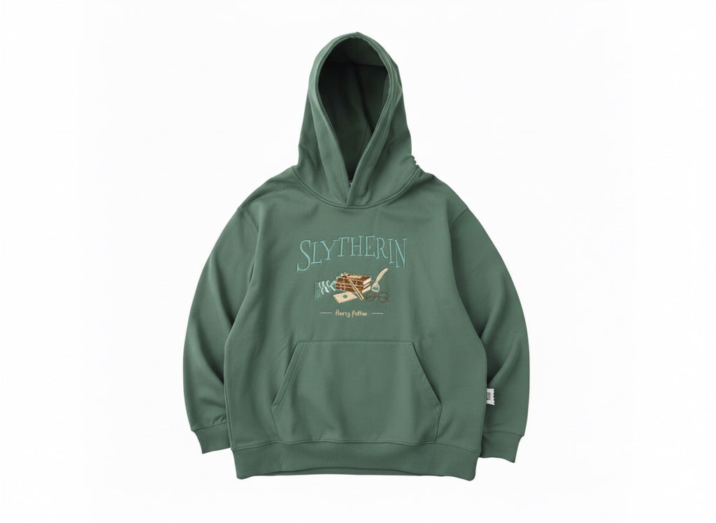 [ Freeship ] Wizard Academy Embroidered Hoodie – Unisex Fantasy Four Houses Design