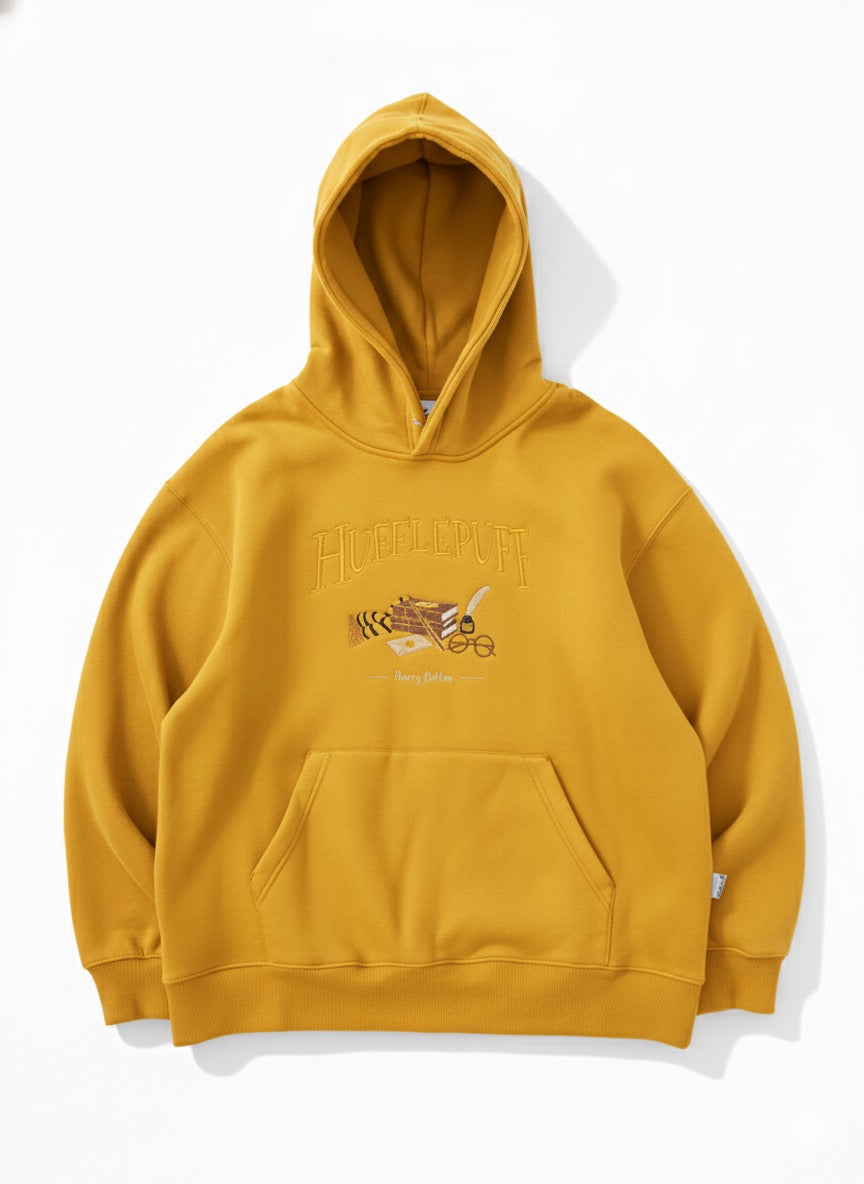 [ Freeship ] Wizard Academy Embroidered Hoodie – Unisex Fantasy Four Houses Design