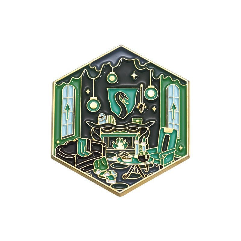 Fantasy School Enamel Pin Accessory - Jewelry Cosplay Accessory Prop Gift