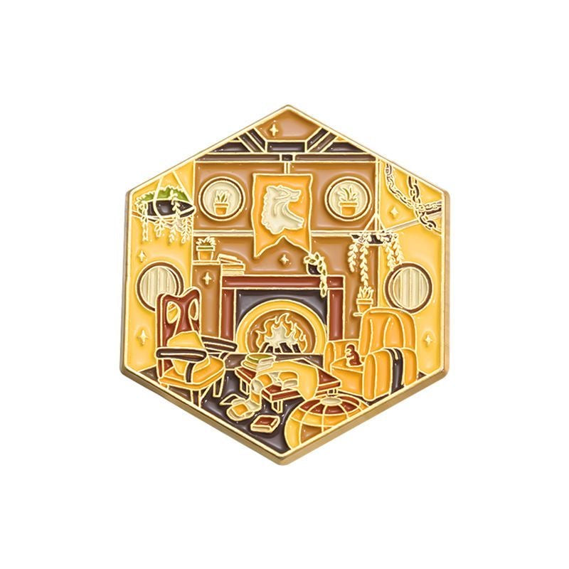 Fantasy School Enamel Pin Accessory - Jewelry Cosplay Accessory Prop Gift