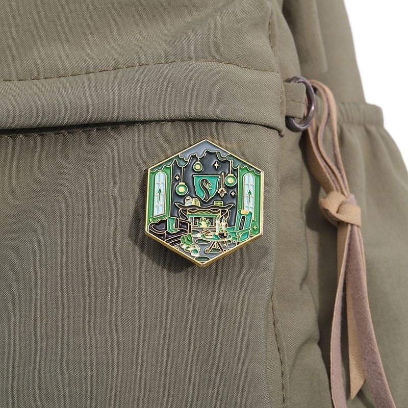 Fantasy School Enamel Pin Accessory - Jewelry Cosplay Accessory Prop Gift