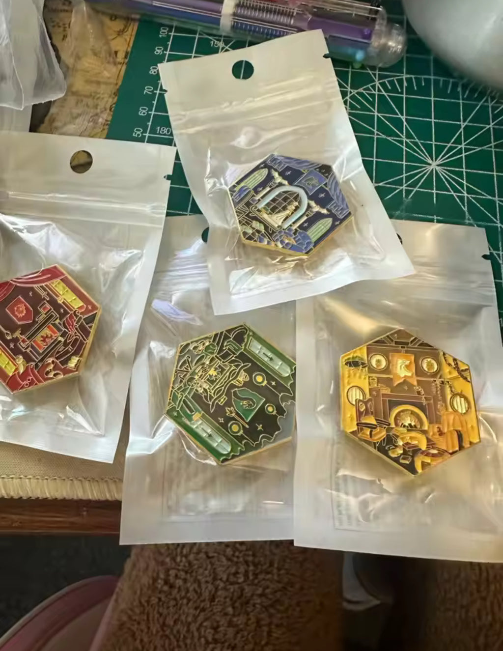 Fantasy School Enamel Pin Accessory - Jewelry Cosplay Accessory Prop Gift