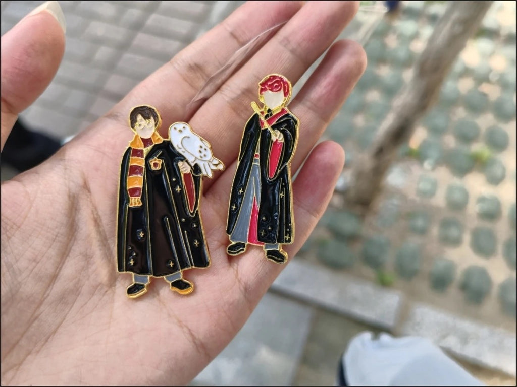 Creative Cartoon Anime Brooch Ronald Billius Weasley Enamel Pin Metal Badge Jewelry Clothing Backpack Accessories Gift
