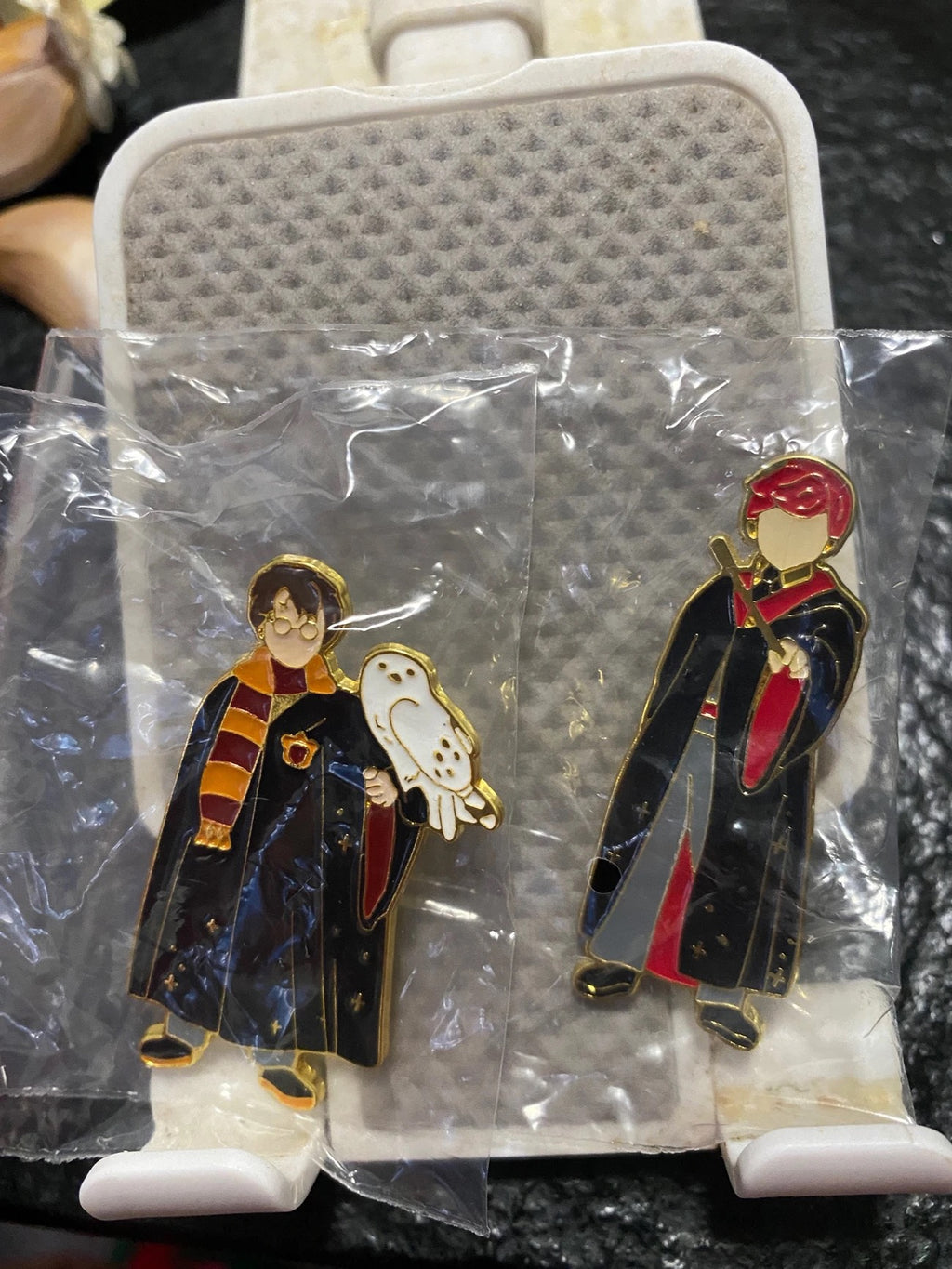 Creative Cartoon Anime Brooch Ronald Billius Weasley Enamel Pin Metal Badge Jewelry Clothing Backpack Accessories Gift