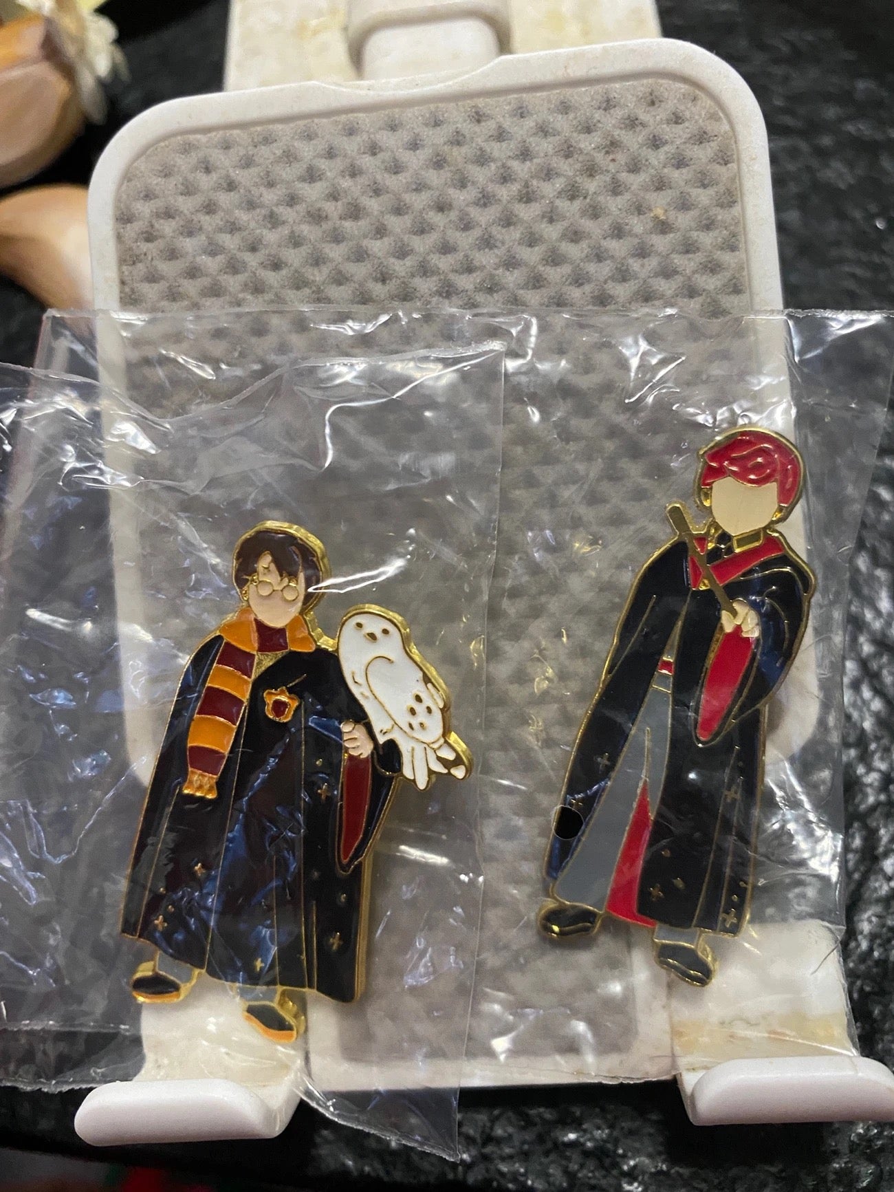 Creative Cartoon Anime Brooch Ronald Billius Weasley Enamel Pin Metal Badge Jewelry Clothing Backpack Accessories Gift