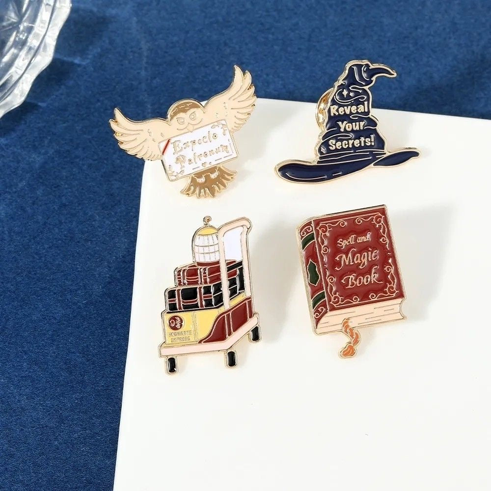 Fantasy School Enamel Pin Fashion Accessory