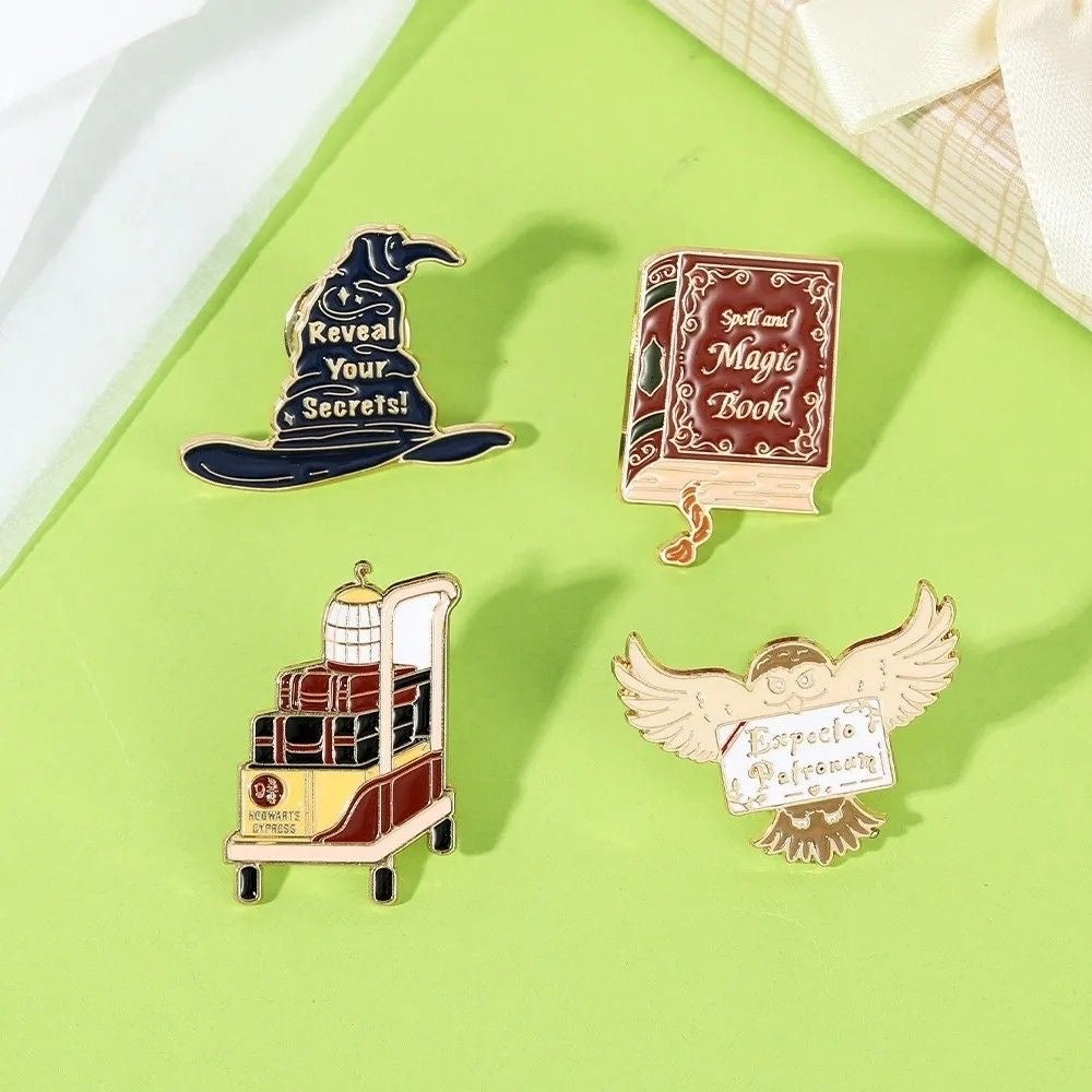 Fantasy School Enamel Pin Fashion Accessory