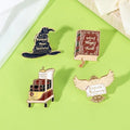 Fantasy School Enamel Pin Fashion Accessory
