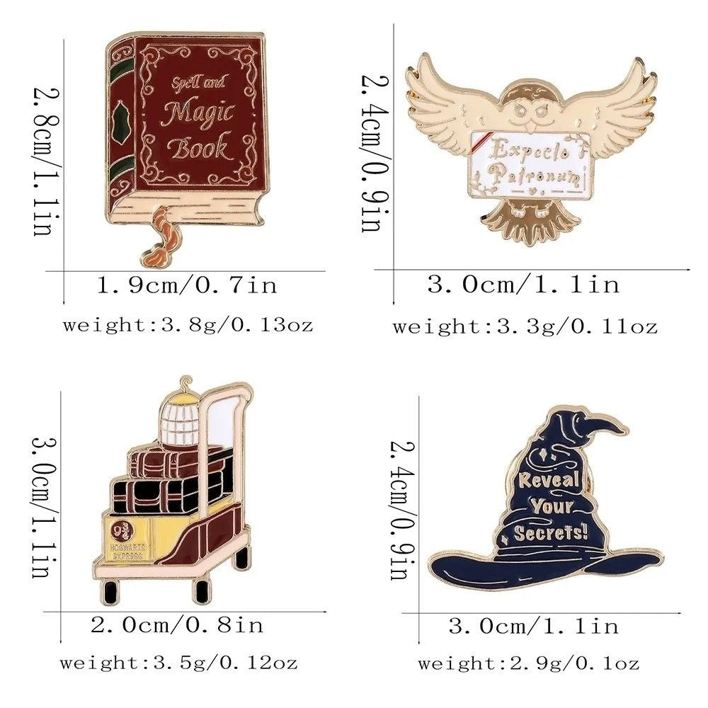 Fantasy School Enamel Pin Fashion Accessory