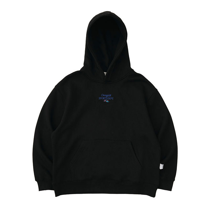 [ Coming Soon ] HeuHeu “Own Goal” Embroidered Fleece Hoodie – Classic Versatile American-