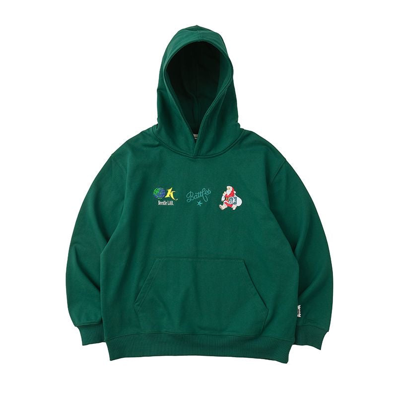 [ Coming Soon ] HeuHeu Christmas Embroidered Hoodie -Style Casual Vintage Hoodie