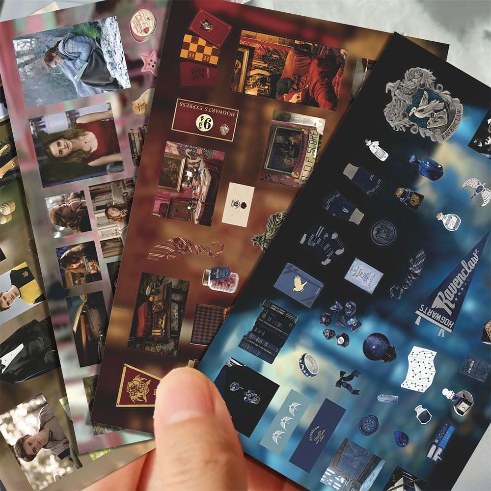 8pc Magic School Stickers – Wizard & Fantasy Vinyl Decals