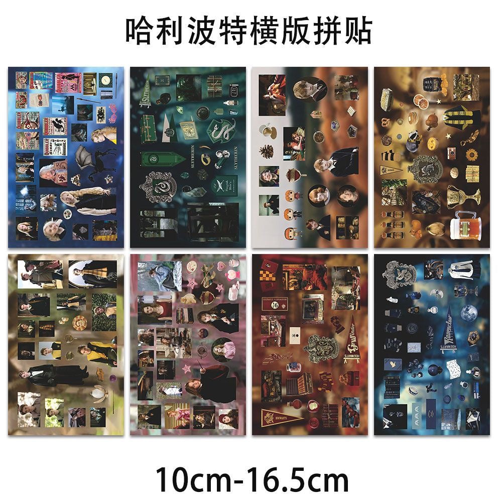 8pc Magic School Stickers – Wizard & Fantasy Vinyl Decals