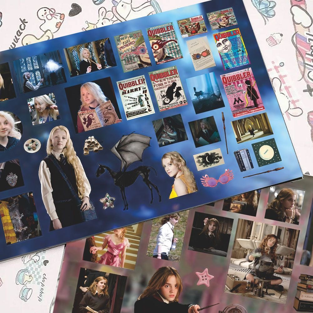 8pc Magic School Stickers – Wizard & Fantasy Vinyl Decals