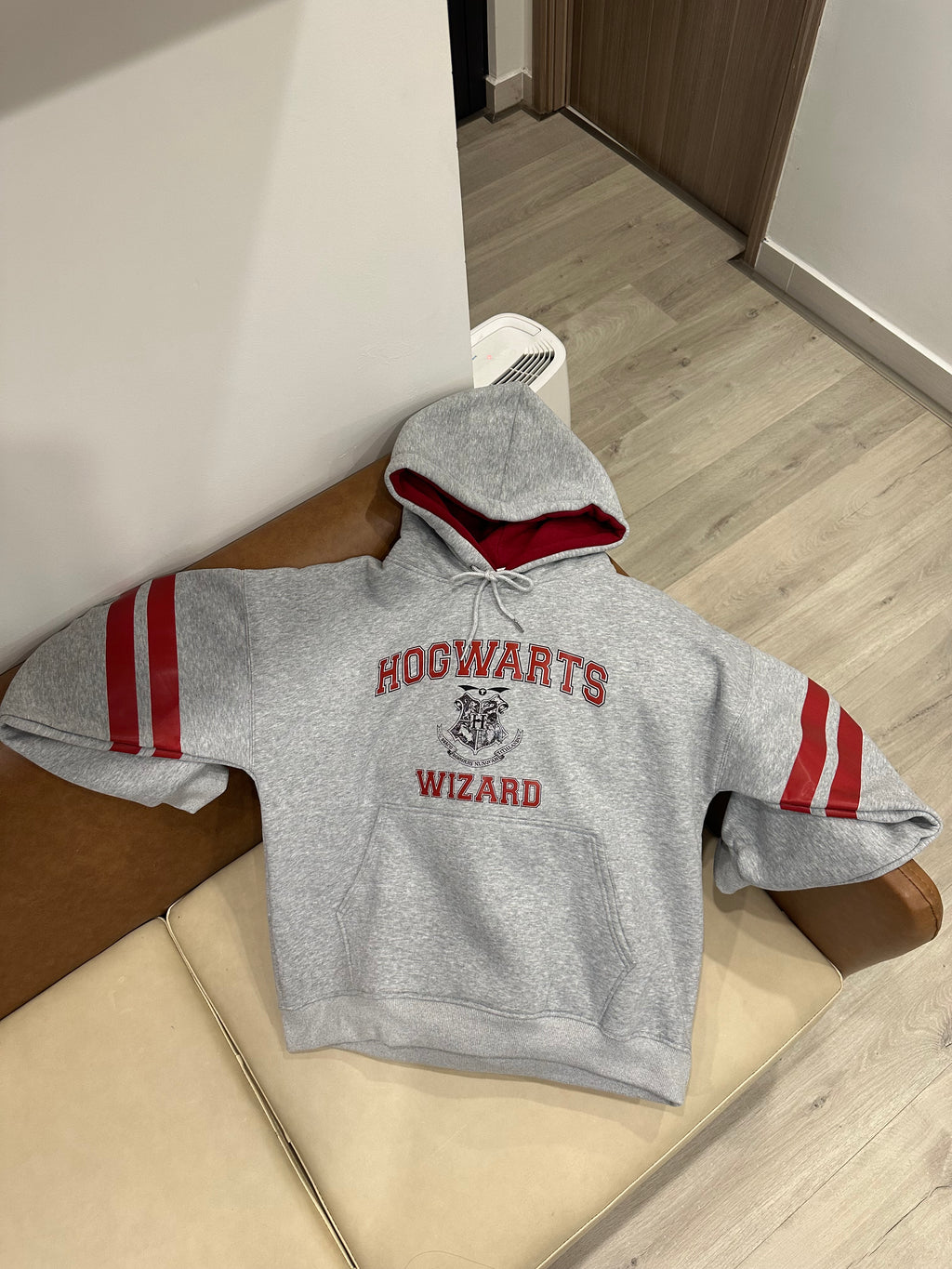 [ Freeship ] Magic Academy Typography Boxy Hoodie – Oversized Casual Style